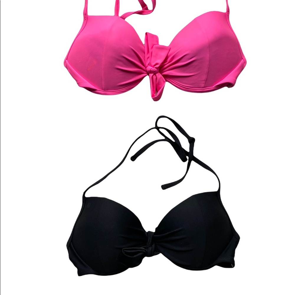 Set of 2 Bras / Bikini Tops Size Medium Padded Wet Seal